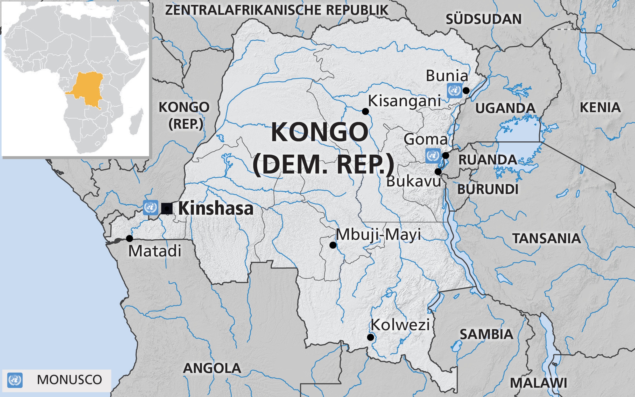 MONUSCO Demokratische Republik Kongo MONUSCO Demokratische Republik Kongo