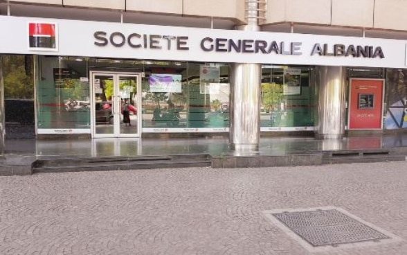 Zyrat qendrore të Bankës Societe Generale Albania në Tiranë