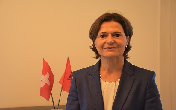 Ambasadorja e Zvicrës në Shqipëri Ruth Huber