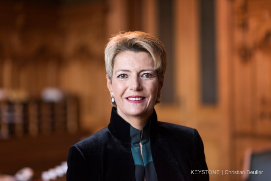 President of the Swiss Confederation Karin Keller-Sutter