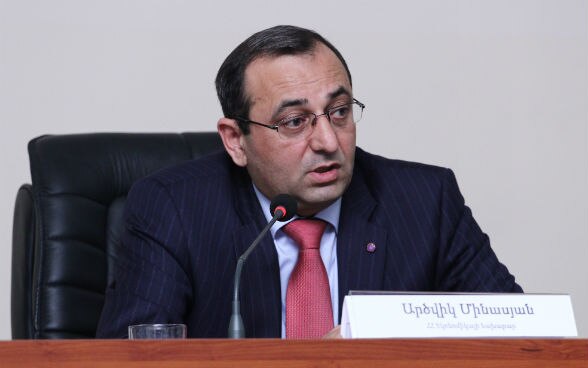 RA Minister of Economy Artsvik Minasyan