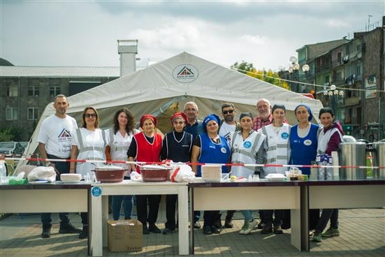 Food assistance being provided by the WFP in southern Armenia