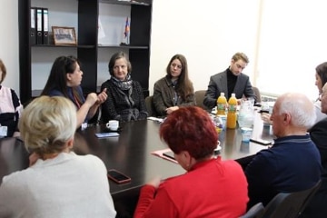 Swiss delegation headed by Ursula Läubli meets SRC and ARCS