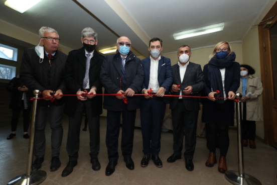 Government and donor organizations representatives inaugurate the Spitak community Citizen Office