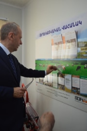 Ambassador Stefano Lazzarotto visits the newly established Veterinary Service Point
