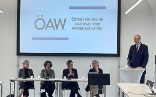 v.l.n.r. Christiane Wendehorst, Ursula Keller, Emily Jenkins, Arianna Montorsi, Heinz Fassmann