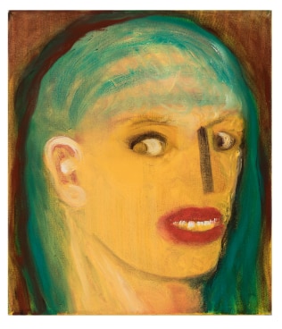 Miriam Cahn: zähne zeigen, 2018.