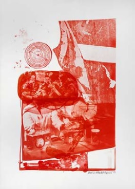 Robert Rauschenberg, Ape, 1969 Aus der Stoned Moon Series 3-Farblithografie auf Special Arjomari Papier Galerie Ziegler, Zürich
