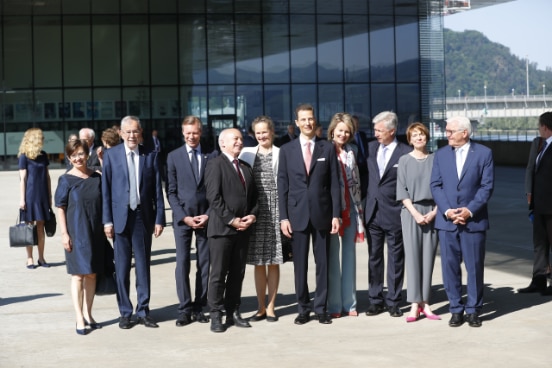 Sechsertreffen der deutschsprachischen Staatsoberhäupter in Linz