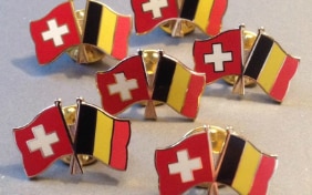 Photo des pins Suisse-Belgique