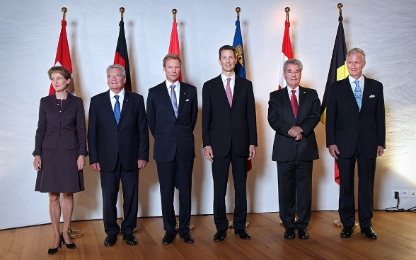 Les six chefs d'Etat