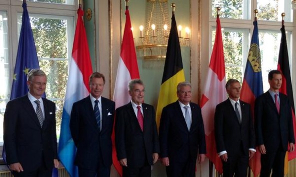 Rencontre des Chefs d’Etat des pays germanophones (Rostock, 18 septembre 2014) 