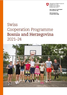 Naslovna stranica Švicarskog programa saradnje u BiH 2021-2024.