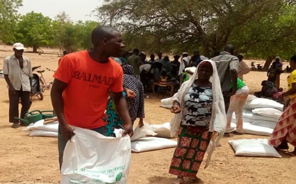 Distribution d’engrais minéraux NPK dans la région du Sahel