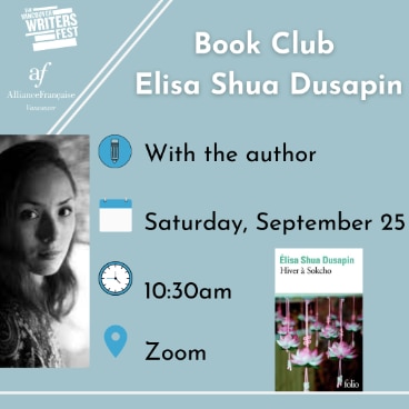 Book Club with Elisa Shua Dusapin