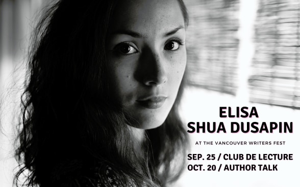 Elisa Shua Dusapin at the Vancouver Writers Festival