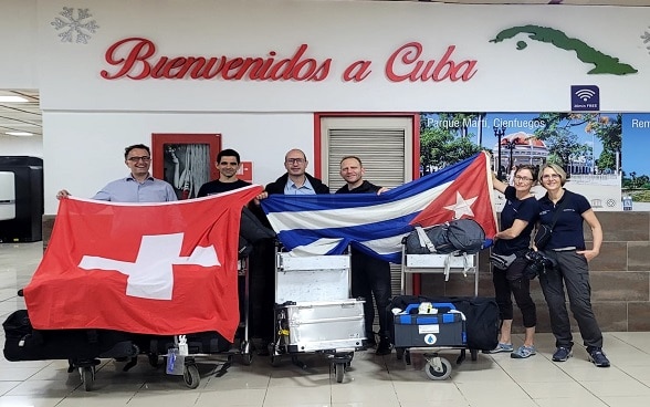 Delegación de expertos suizos para apoyar a Cuba