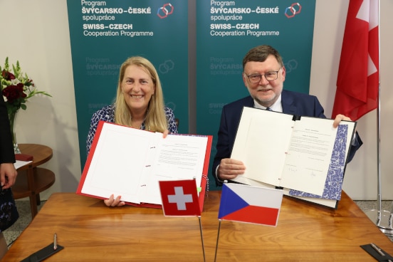 Switzerland and the Czech Republic sign framework agreement