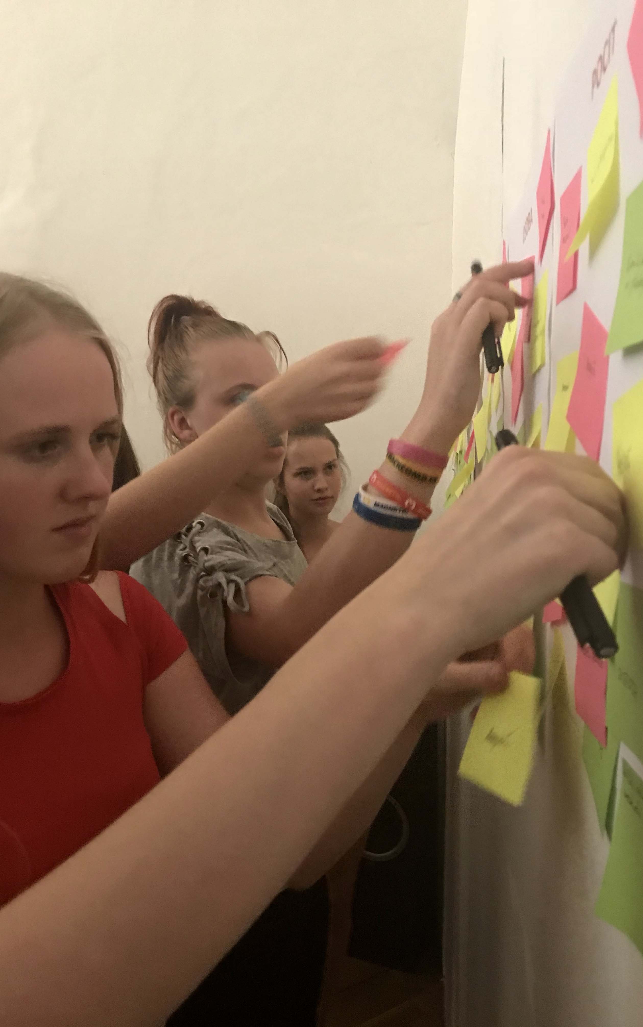 Besuch der Ausstellung von Schülern der Zliner Gymnasien, Galerie Vaclava Chada in Zlin am 28. und 29.05.2018