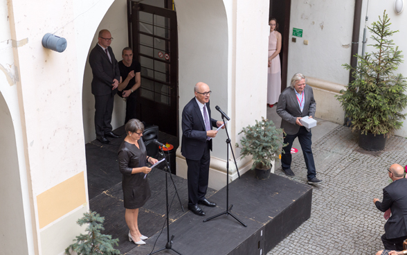 Vernissage of the exhibition A Second Life, Galerie Vaclava Chada in Zlin on May 24rd, 2018