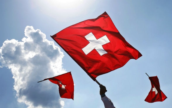 Drapeau suisse, © DFAE, Présence suisse