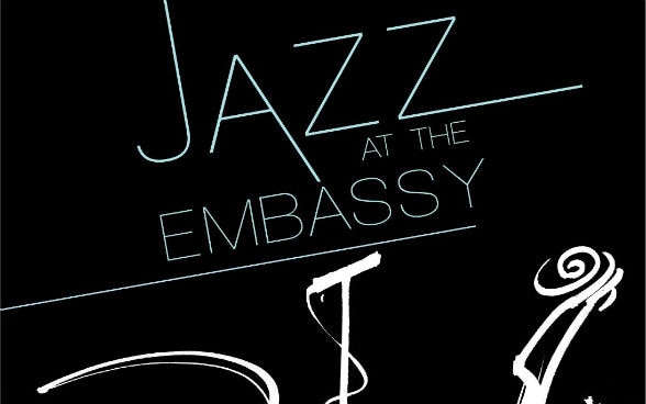 Jazz at the Embassy, © Ambassade de Suisse, Illustration de Jérôme Liniger (studio-irresistible.com) de Graphic design