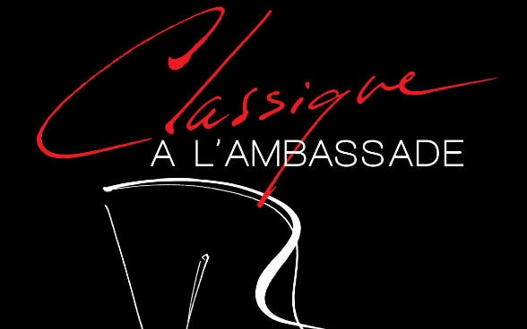 Classique à l’Ambassade, © Ambassade de Suisse, Illustration de Jérôme Liniger (studio-irresistible.com) de Graphic design