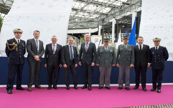 Visite du Directeur général de l’armement Martin Sonderegger à l’Eurosatory