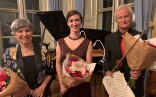 De Gauche à droite: Françoise Tillard, Laura Muller et Jean Piguet
