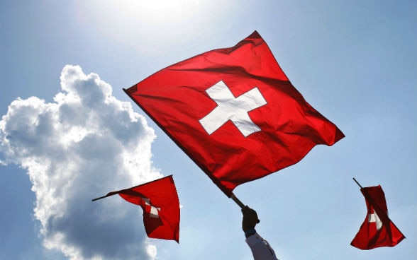 Drapeau suisse, © DFAE, Présence Suisse