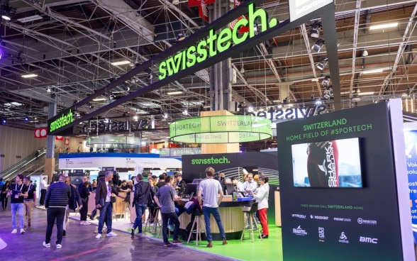 Le pavillon swisstech à Viva Technoloy