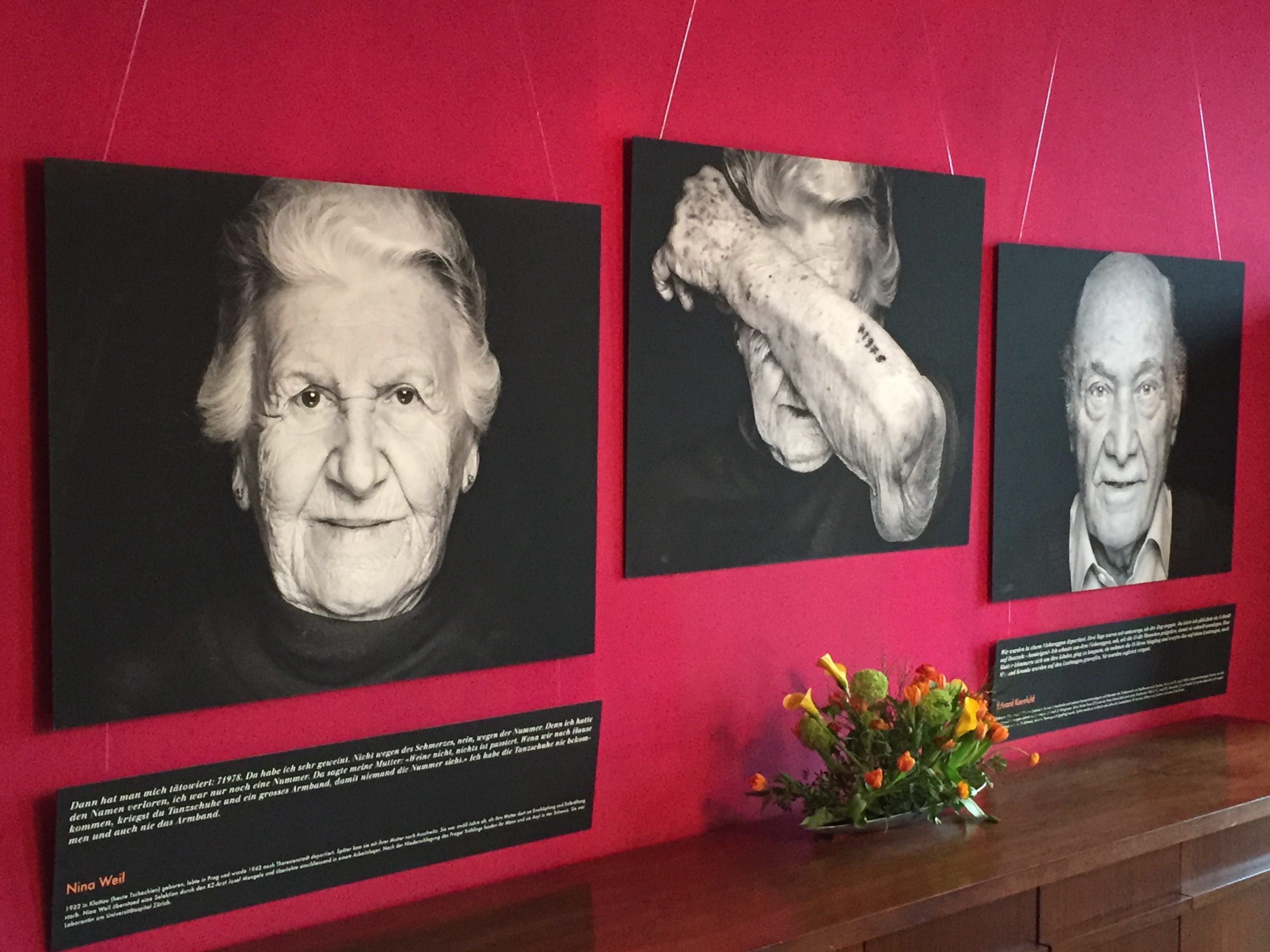 Fotoausstellung "The Last Swiss Holocaust Survivors".