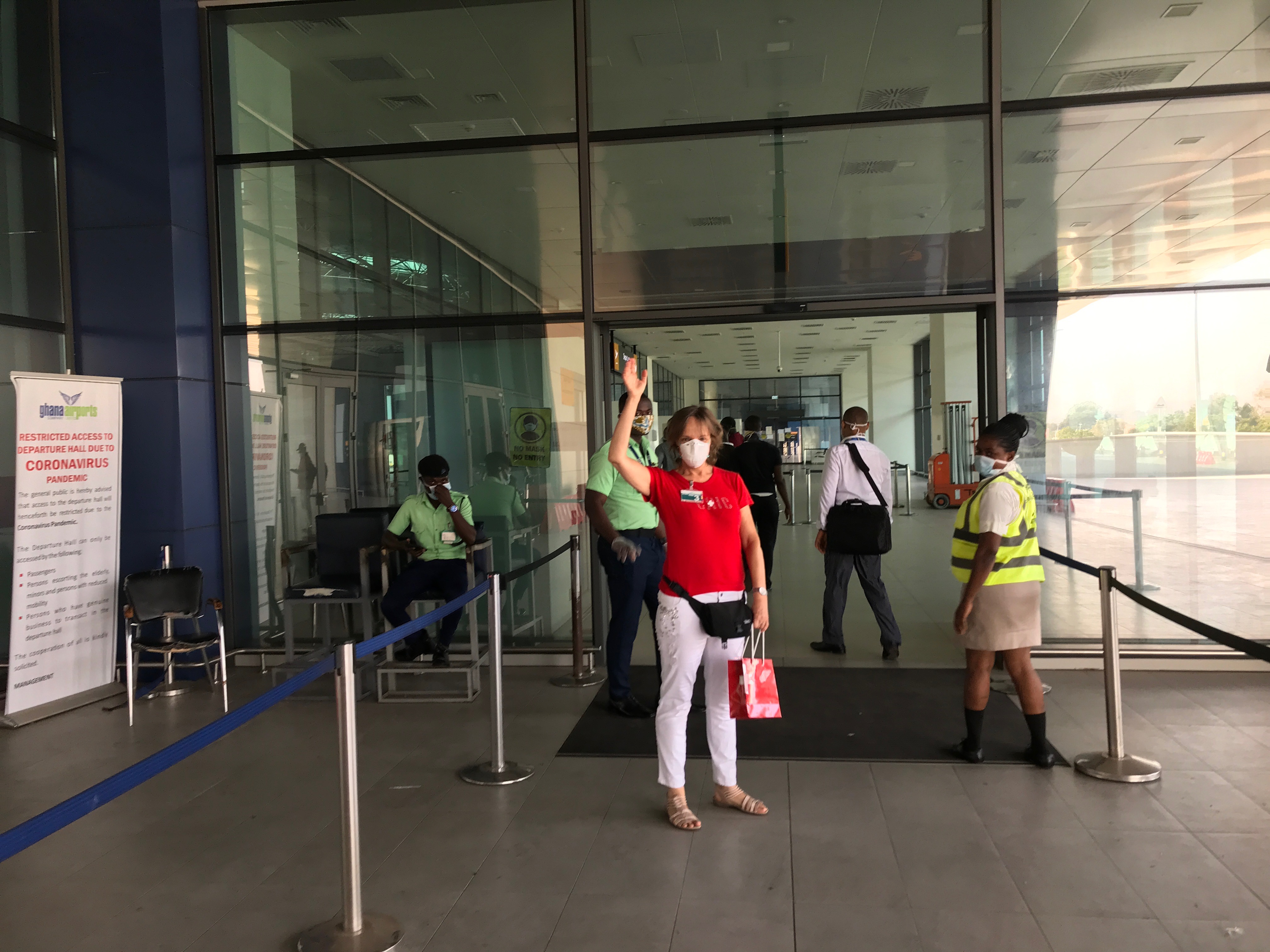 Swiss consul at the airport