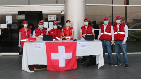 Equipo de la agencia consular de suiza en Honduras