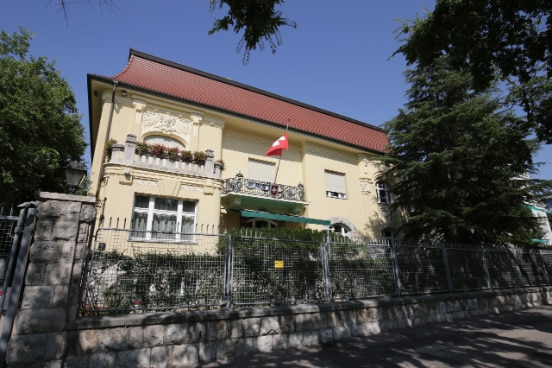 Die Schweizerische Botschaft in Budapest