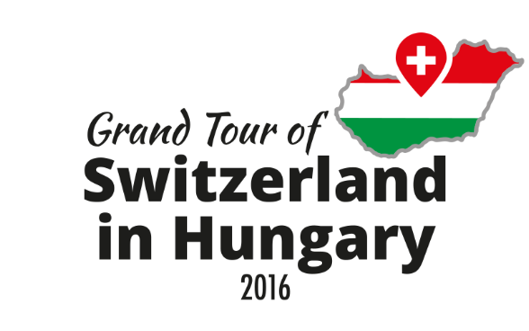 Das Logo der Grand Tour of Switzerland in Hungary