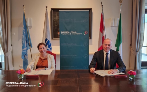 At the end of September 2024, Switzerland and the UNHCR signed the project agreement in Rome. 