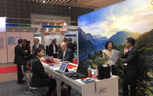 The SWISS Pavilion at Medtec Japan 2019 ©Swiss Business Hub Japan