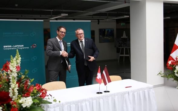 Framework Agreement Signing Ceremony in Latvia