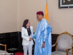 Rencontre President Bazoum et Mme Pia Hänni