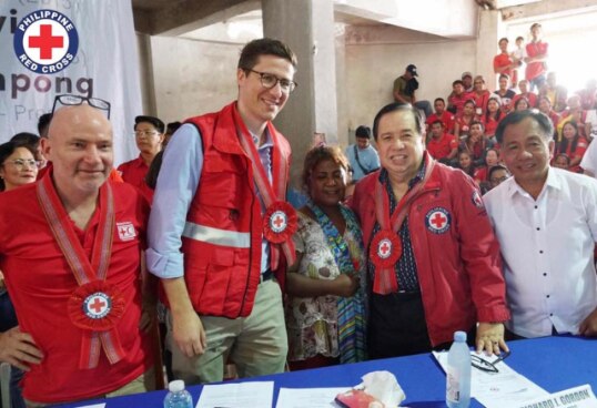 Switzerland has regularly provided humanitarian assistance to typhoon victims © Philippine Red Cross