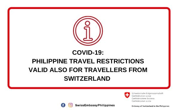 philippines travel restrictions covid