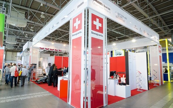 Pavillon suisse au salon PLASTPOL