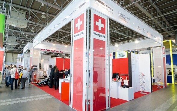 Pavillon suisse au salon PLASTPOL 