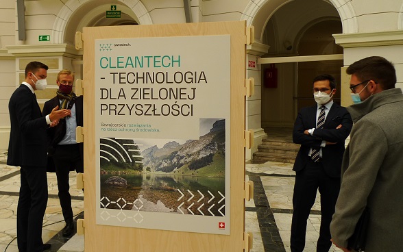 Cleantech exhibition - title poster
