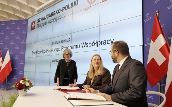 Schweiz und Polen unterzeichnen Umsetzungsabkommen