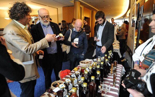 Specialists from several domains, farmers and local authorities participating in the event of HNVF Closing conference