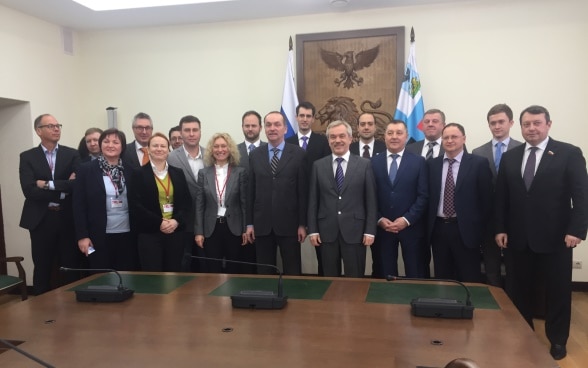 Meeting of the Swiss delegation with the Governor of Belgorod Region Mr. Savchenko