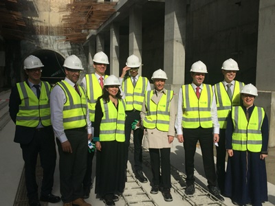 Swiss delegation presided by Mr. Thomas Aeschi visits the Metro in KSA