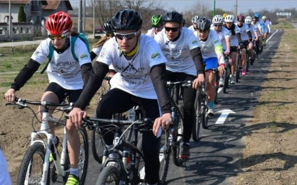 Triatlon klub "Sava" obeležava otvaranje biciklističke staze